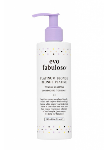 EVO - Fabuloso Platinum Blonde Toning Shampoo 250ml